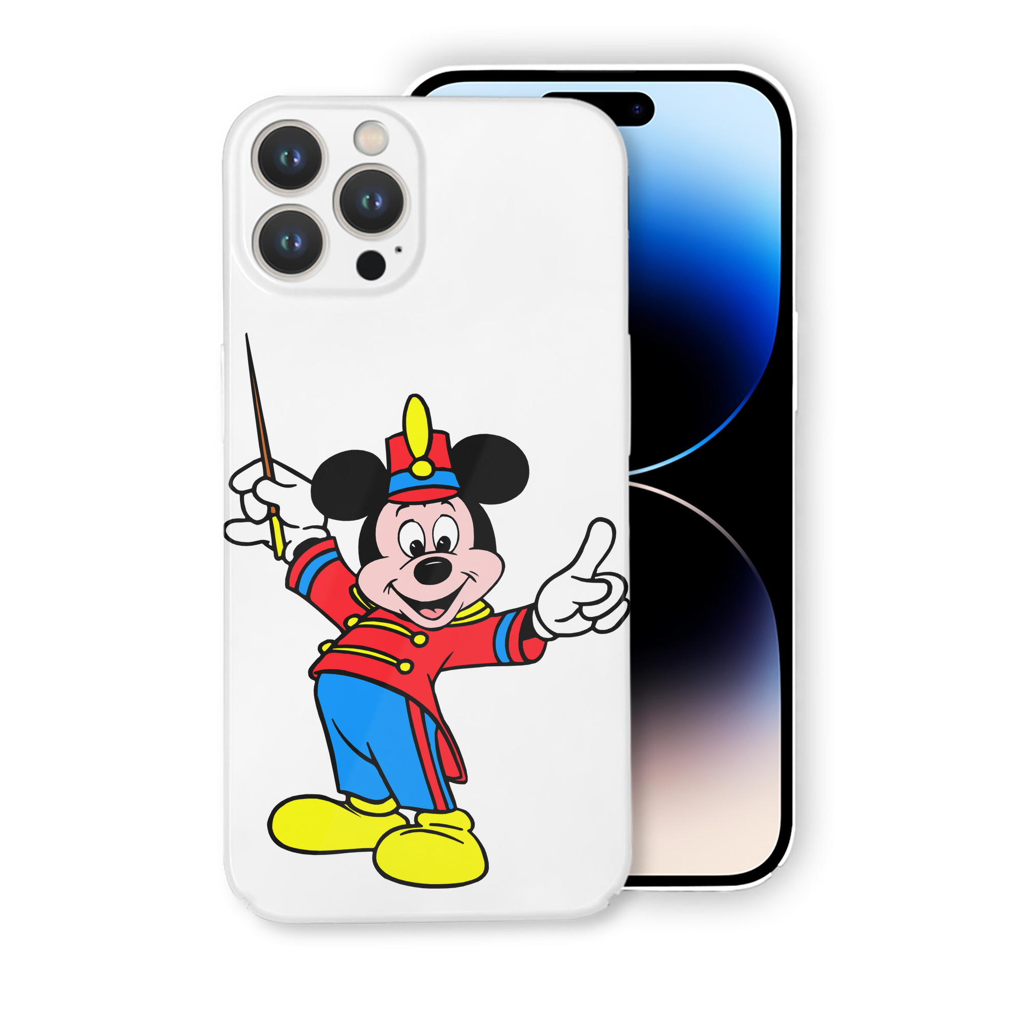 （画像用） ミッキーマウス Mickey Mouse 【iPhone 14シリーズ対応】ハードケース